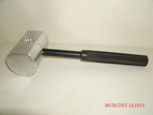 Lead hammer mold with 1/2&#034; handle, cnc machined aluminum to produce 1 1/8&#034; x 2&#034; for sale