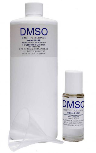 Pharmaceutical grade 99.98% dmso roll on kit with 32 oz refill bottle for sale