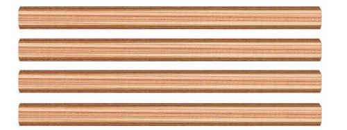 36 Natural carpenter pencils Soft Black Lead Flat - USA MADE  ExpressPencilsTM