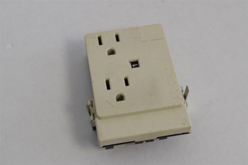 Haworth PRD-3B Cubicle Electrical Power Distribution Outlet Receptacle White