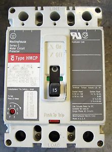 Westinghouse Ser C HMCP015E0C 15A Motor Circuit Protector Breaker   01