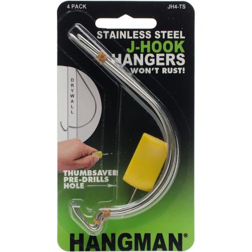 Stainless Steel J-Hook W/Thumbsaver-  681391209793