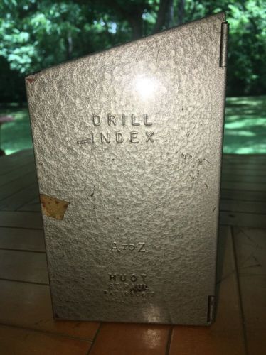 Huot A-Z letter drill index box Full Super Cobalt HS Bits