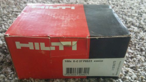 HILTI X-C 37 P8 S23 (BOX OF 100), BRAND NEW