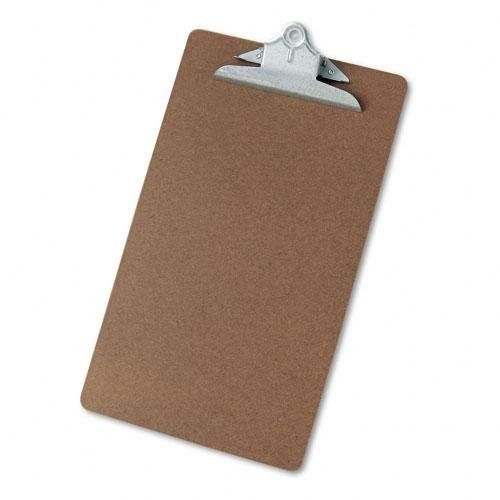 Skilcraft Masonite Clipboard, Brown, Legal Size 9 x 15.5 Inch with Quality Metal