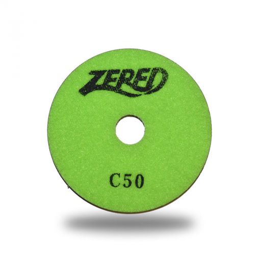 ZERED 3&#034; Premium Diamond Polishing Pad for Granite Marble grit 50