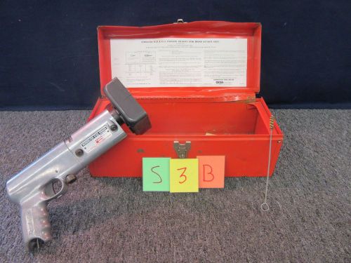 Remington stud driver 462 powder actuated tool nailer fastener 22 cal gun used b for sale