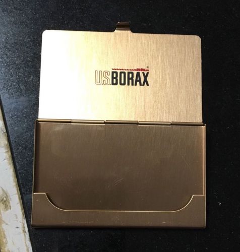 U.S. Borax Solid Brass Card Holder
