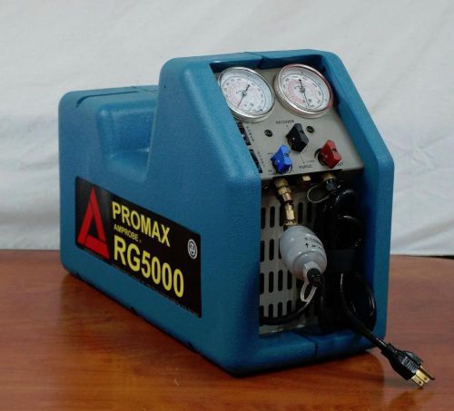 PROMAX RG5000 Amprobe Refrigerant Recovery Unit !!    L441