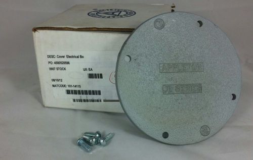 **appleton electric** 3/4&#034; explosion proof jb series iron cover for sale