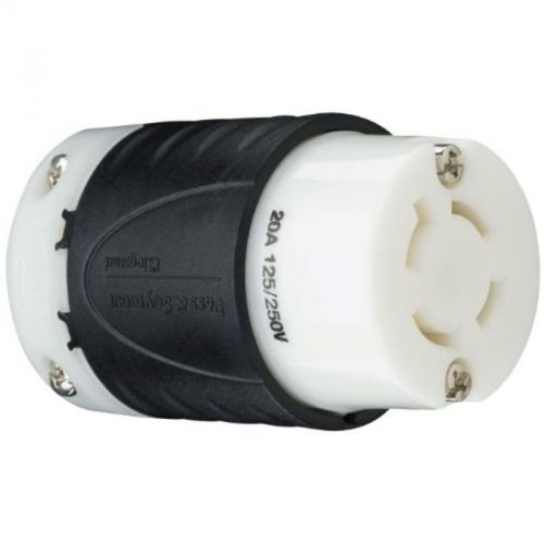 Industrial Grade Turn Lock Connector, 4-Wire 20-Amp 125-Volt/250-Volt L1420CCCV3