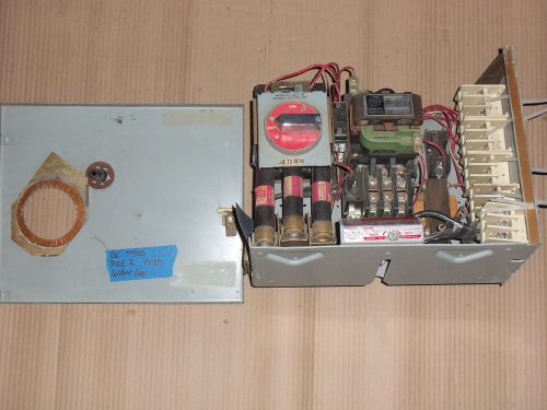 GENERAL ELECTRIC GE 7700 SIZE 2 60 AMP 600V FUSIBLE FUSED FEEDER MCC MCCB BUCKET