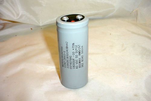 Mepco Electra 18,000mfd uF 40V Electrolytic Can Capacitor