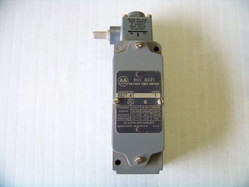 Allen Bradley #802T-AT Lever Operated Limit Switch Used 2/4/2