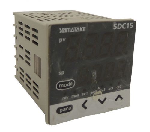 Yamatake Honeywell SDC15 Single Loop Controller 115/230V C15TVVRA0600/ Warranty
