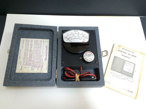 Honeywell W136 W136A-1037 W136A1037 Test Meter w/Leads and Cable Tested Working