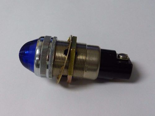 DIALCO Blue Indicator Light Lamp Socket DIALIGHT 080-0901-05303 75W 125V