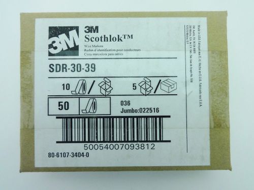 3m scotchcode sdr-30-39 wire marker tape 50 rolls 30-39 .215 in. x 8 ft. for sale