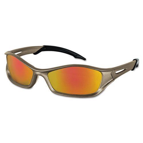8 mcr safety tb12r tribal hybrid temple design safety glasses w/ champgne flame for sale