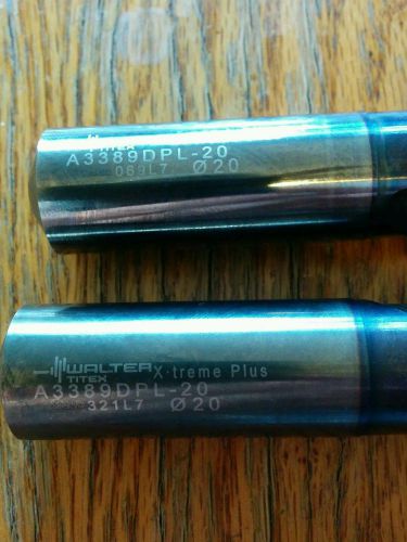 2, 20mm Walters/Titex carb drills A3389DPL-20