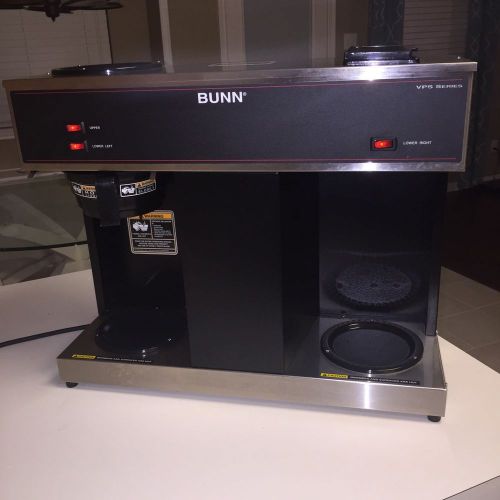 Bunn vps 12-cup pourover commercial coffee brewer w/3 warmers for sale