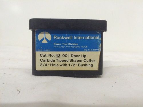 Rockwell 43-901 door Lip Carbide Tipped Shaper Cutter ......... (205-23)