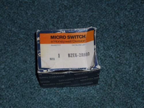 New Honeywell MicroSwitch BZE6-2RN80 Limit Switch