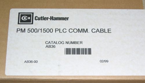Eaton idt, plc communication cable for panelmate 500 / 1500 series, ab36 for sale