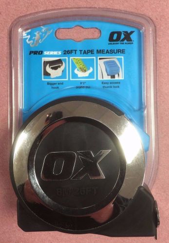 Ox - pro tape measure - 26ft - new - p023908 for sale