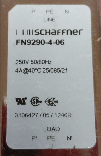 Schaffner FN9290-4-06 - AC Power Entry Modules 4A Dual Stage Filter