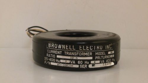 BROWNELL ELECTRO TRANSFORMER 10:5 MODEL 5N  500-10X100