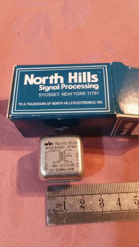 North Hills wideband TRANSFORMER balun 50 Ohm unbullanced 75 Ohm NH-0108HB NOS