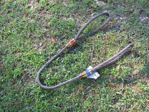 Wire rope sling choker rigging cable 1/2&#034; x 4&#039; for sale