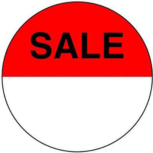 Uline 2-inch sale circle labels (500 labels) for sale