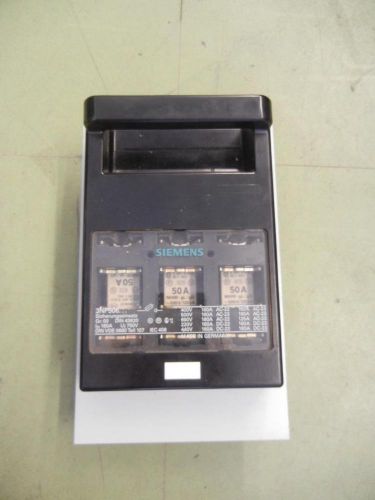 SIEMENS FUSE SWITCH DISCONNECT 3np506 NH000 50A GERMANY