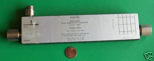 Narda 3094 precision directional coupler, 3.7 - 8.2 ghz for sale