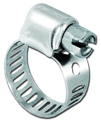 Pro tie 33880 sae size 4 range 1/4&#034; to 5/8&#034; mini all stainless steel hose clamp for sale
