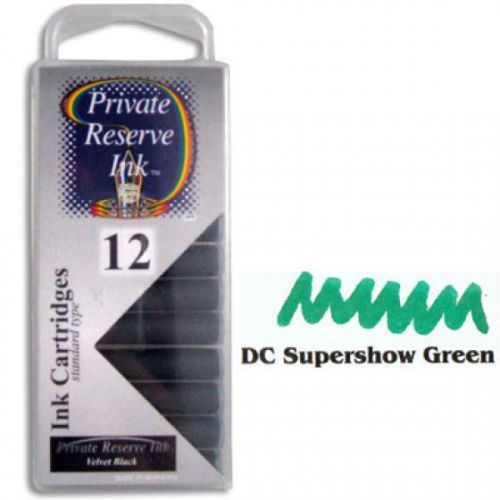 Private Reserve - Ink Cart DC Supershow Green (12-pack)