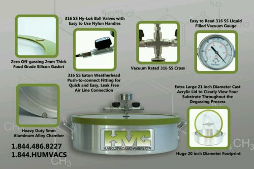 Labratory Quality Vacuum Chamber Stainless Steel Fittings &amp; valves Made By H.V.C