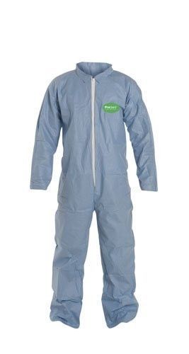 Liberty Glove &amp; Safety ProGard SMS Polypropylene Zipper Front Coverall with Elas