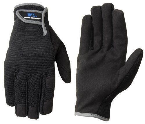 Wells Lamont Work Gloves 7700; Hi Dexterity Suede Leather; Small-Medium-Large