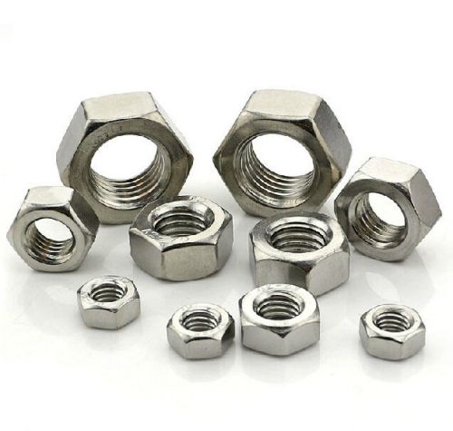 A2 a4 stainless steel hex jam nuts nut m1 m1.2 m1.4 m1.6 m2/m2.5/m3/m4/m5- m10 for sale