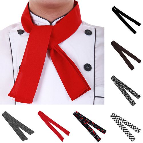 Practical Unisex Catering Chefs Scarf Ties Professional Catering Clubber Uniform