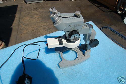 AO-Spencer Zoom-Stereo-Microscope Stand+Light-Lite Mite