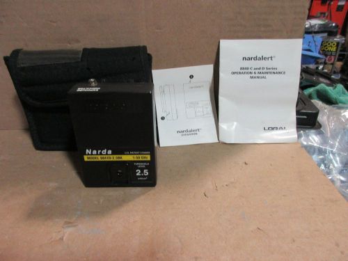 NARDA 8841D-2.5BK 1GHz-50GHz Nardalert Personal Monitor With Case
