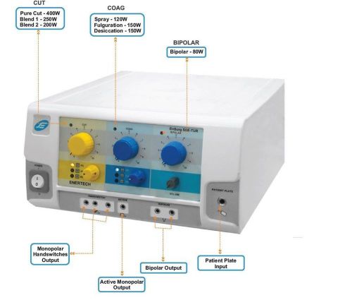 New Electro Surgical Generator Model Ensurg- 400 Machine Therapy Ensurg SSE - TU