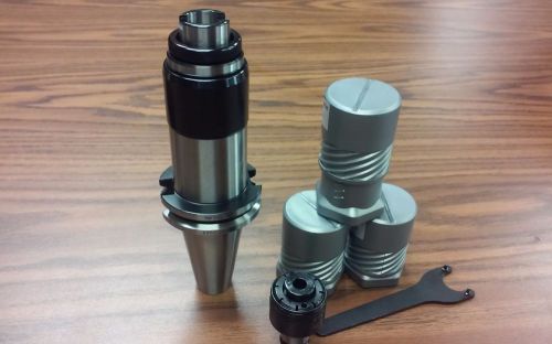 Cat40 tapping head,tapping collet chuck w. any 3 torque control t-type adapters for sale