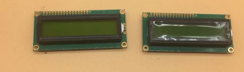LOT OF 2 QAPASS LCD1602A 3.3V Blue Backlight16*2 Lines White Character A super