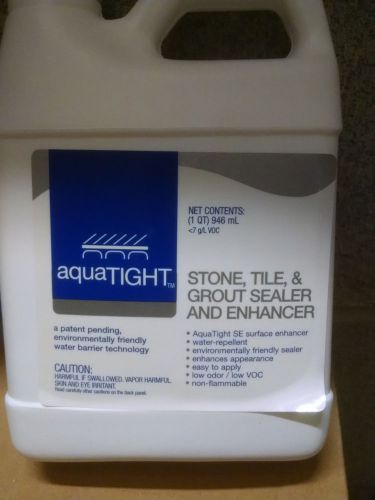 Aquatight stone, tile, grout sealer &amp; enhancer in quart bottles (braselton, ga) for sale