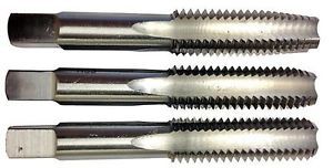Drill America DWT Series Qualtech Carbon Steel Hand Threading Tap Set Uncoate...